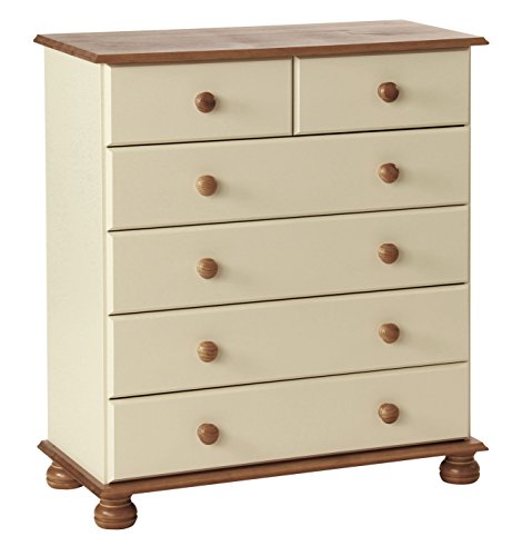 NJA Furniture Funda 2 Plus 4 - cajonera con Ruedas para Herramientas, 90 x 83 x 39 cm, Crema/Pino