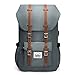 Produktbild KALIDI 17 Zoll Laptop Rucksack Backpack Schulrucksack für bis zu 15.6 Zoll Laptop Notebook Computer Arbeit Campus Studenten Outdoor Reisen Wandern mit Großer Kapazität (Canvas grau#2)