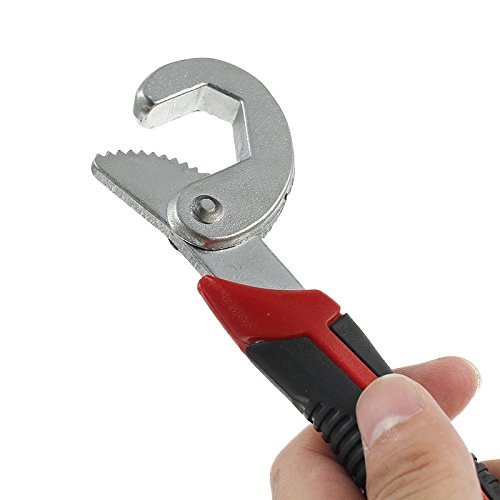 Neoteck Schraubenschlüssel Ringschlüssel 2 Stück Verstellbare Multifuktionale Universale Gabelschlüssel Maulringschlüssel - 3