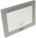 ' Baby's Scan Picture ' - Photo Picture Frame Gift - 5 x 3.5 " - Brushed Aluminium Satin Silver Colour