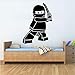 Produktbild Wandaufkleber Lego Wandtattoo Jungen Schlafzimmer Abnehmbare Vinylteens Room Home Interior Decor Wandbild Tapete Ninga 80X110 cm
