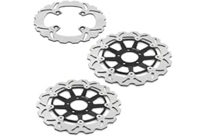 T | TARAZON TARAZON Disques de Frein Avant Arrière pour KAWASAKI ZZ-R400 ZXR 400 ZZR600E 1993-2007 ZR 550 B Zephyr ZR-7 ZR-7S