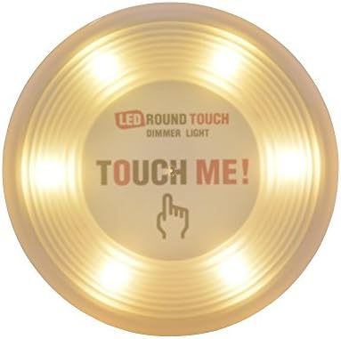 Super Bright Cordless 6LED Dimmable Touch Light Battery-Operated Stick-on Anywhere Touch Tap Light Push Light for Closets Attics Garage Car Shed Storage Room