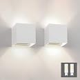 Klighten Wandleuchte Innen, 2 Stück – 5W, Mit Austauschbarer G9 LED, Warmweiß 3000K, Schwarz, Für Wohnzimmer & Mehr