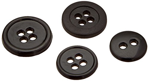 Favorite Ergebnisse Button Tasten, Kunststoff, schwarz, 10–15 mm, 40 g