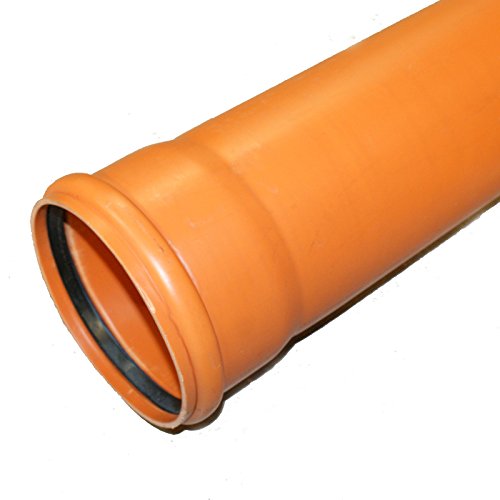 Ostendorf KG Rohr DN110 x 1000mm 1m KGEM Abwasserrohr Kanalrohr Schachtrohr