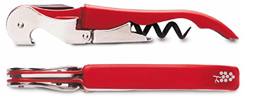 Korkenzieher Kellnermesser Pulltaps Rot, inkl. Laserung, mit GRAVUR, Logo, Namensgravur - 4