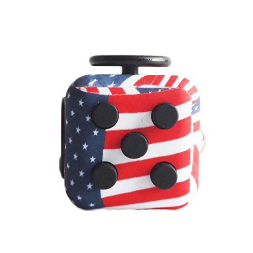 Wangyue NEW Style American Flag Fidget Toy Fidget Cube Stress Reducer Relieves Stress And Anxiety Toy Wangyue NEW Style American Flag Fidget Toy Fidget Cube Stress Reducer Relieves Stress And Anxiety Toy