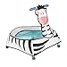 Produktbild World's Apart GetGo A- Zebra-Kleinkind-Trampolin