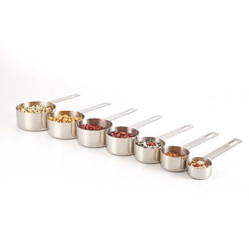 KitchenTour Edelstahl Messbecher Set, 7-teilig - 2