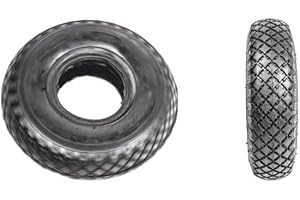ELKOZA Multipurpose Tyres 4.00-6 2PR Sack Barrow Wheels Trailers, wheelbarrows, Karts, Sack Truck Wheels, Lawn Movers, Hand Trucks Quad Bikes