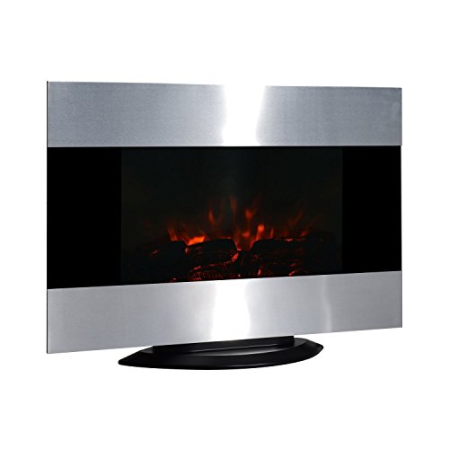 Homcom Elektrokamin Wand- und Standmontage LED Kamin Kaminofen Elektrischer - 2