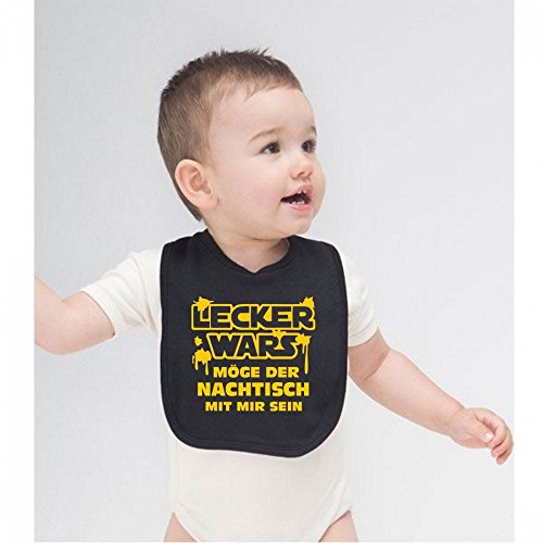 Baby Lätzchen mit Spruch aus Baumwolle mit Druck Geschenk zur Geburt - 2