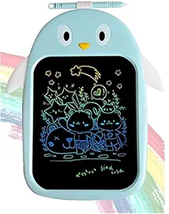 Toyshine Writing Tablet 8.5 Inch Colorful Screen Doodle Board for Ages 3+ Kids Toys, Electronic Drawing Board Kids Doodle Pad Educational and Learning Toys Girls Boys Gifts (Blue)