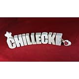 Beton, Steinguss Buchstaben 3 D Deko Schriftzug CHILLECKE als Geschenk verpackt!