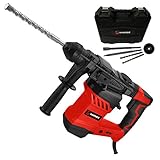 Ergonomische Aufbau - Gelenkschonendes, ermüdungsfreies und sicheres Arbeiten dank Antivibration-Griff | Zusatz-Anschlag ermöglicht die Tiefe der Bohrungen exakt zu bemessen | Sichere Führung dank verstellbaren Zusatzhandgriff um 360° drehbar