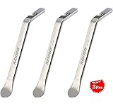 TuoTu Bicycle Tire Lever Tyre Spoon Iron Changing Tool, Bike Tire Levers Premium Stainless Steel Levers to Repair Bike Tube, Set of 3
