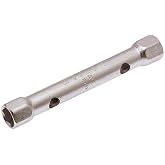 İzeltaş 1800070809 Kovan Anahtar İki Ağız, Krom, 8 X 9 Mm