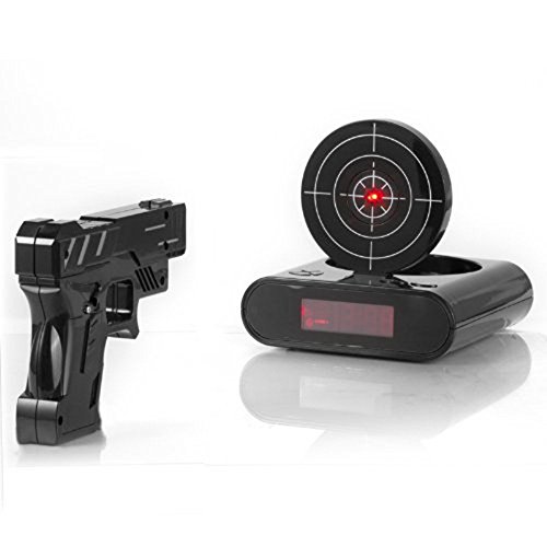 Digital Wecker Gaming Clock, Stoga Gun Clock Gun Wecker Digital Wecker Lustige Wecker Neueste Wecker – Schwarz - 2