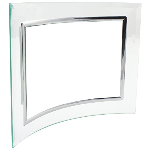 COM-FOUR 3er Set geschwungener Bilderrahmen aus Glas - 2