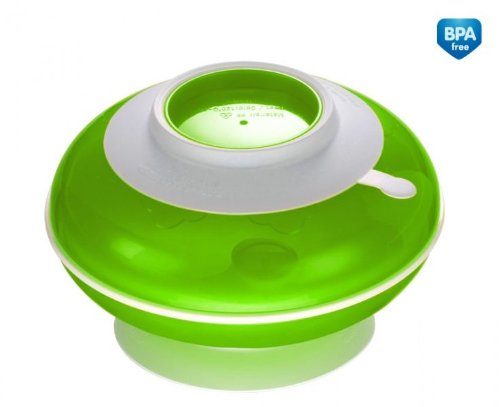 Warmer bowl UFO with double suction ring