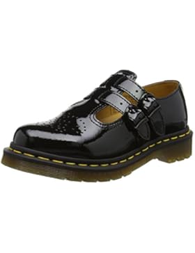 Dr. Martens Damen 8065 Black Patent Lamper Mary Jane Halbschuhe