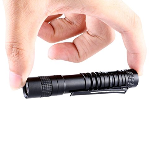 FEITONG Mini 1000 Lumen CREE XPE-R3 LED Lampe Licht Clip Taschenformat Taschenlampen Penlight AAA Akku - 2
