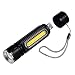 Produktbild Cofuture LED Taschenlampe USB Handlampe T6 800 Lumen Zoom mit Magnetischer Fuß Taktische Lampe mit COB Seitliches Lampe