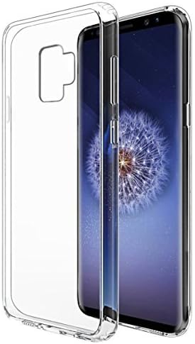 Samsung Galaxy S9 Plus Case, Clear Transparent TPU Bumper Cushion Cover, Anti-scratch Hard PC Transparent Back Panel Ultra Slim Fit for Samsung Galaxy S9 Plus 6.2" (2018 Released) …
