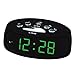 Produktbild Große Zahlen Digital Clock 0,9 '' Zoll große Display Uhr EU Stecker AC Power Wecker elektronische Desktop Digitale Tisch Uhren , green