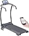 Produktbild newgen medicals Laufband klappbar: Profi-Laufband mit App, Bluetooth, 12 Programmen, 10 km/h, 600 Watt (Laufband elektrisch)