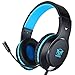 Produktbild Gaming Headset für PS4, PC Gaming-Headset Surround Sound Kabelgebundenes Headset mit Mikrofon,  Kopfhörer Gaming Kompatibel für PS4, Xbox One, PC, Laptop, Tablet(Schwarz&Blau)