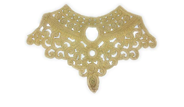 dress neck patch designs