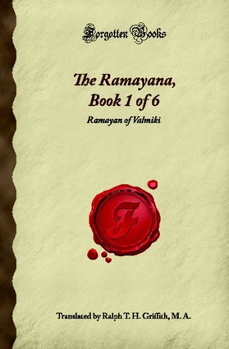 The Ramayana, Book 1 of 6: Ramayan of Valmiki (Forgotten Books) by Unknown (2008-01-24) francais