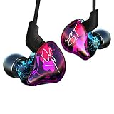Huihuiya KZ ZST Bunte BA + DD Hybrid In-Ear-Kopfhörer HiFi Bass-Ohrhörer ohne Mikrofon-bunt