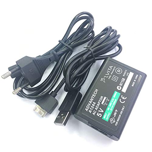 Preisvergleich Produktbild Tellaboull Stabiles Ladegerät Zuverlässige Leistung Netzteil für Sony für PS Vita Wechselstromversorgung Konvertieren Sie Ladegerät USB-Datenkabel US-Stecker