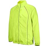 BTR High Visibility Lightweight Running Jacket with Reflective Trim & Exclusive Glow In The Drak Strip