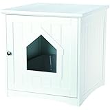 Trixie 40290 Katzenhaus Katzentoilette, weiß