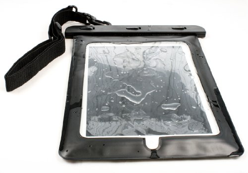 COM-FOUR® Wasserdichte Tasche Hülle für iPad Air 4 3 2 1 Tablet PC Schutzhülle schwarz - 5
