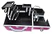 Sparkly Hot Pink 2 Piece Beauty Makeup Vanity Case Box Hair Nails Jewellery