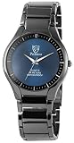 Pierrini Herren Armbanduhr Metallband Analog Quarz Schwarz 291073000001