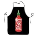 Produktbild Fs2A1X New Sriracha Bottle Illustration Bibs Chef Aprons Adjustable Gift Idea Apron