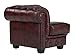 Produktbild Massivum Chesterfield Sofa Modul 1-Sitzer AL links Zusammensetzbar, Leder, rot, 98 x 81 x 79 cm
