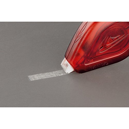 Hama Kleberoller permanent Quick-Fix (8mm x 12m Klebetape, doppelseitig, nachfüllbar, zum Fotos einkleben, Scrapbooking uvm.) Fotokleber Klebemaus rot - 5