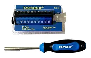 Taparia BS31 Steel Bit Driver Set (Multicolour, 31-Pieces)