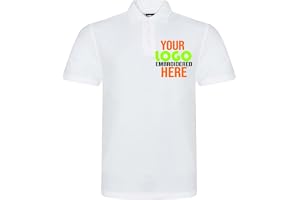 Personalised Embroidered Polo Work wear Uniform Your Logo
