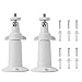 Produktbild eeekit 2er Pack 360 ° verstellbar Metall Outdoor Deckenleuchte Wandhalterung für Arlo Security Light, Arlo Pro 2, Arlo Pro, Arlo, Arlo Go Kamera für CCTV Kamera (2er Pack weiß)