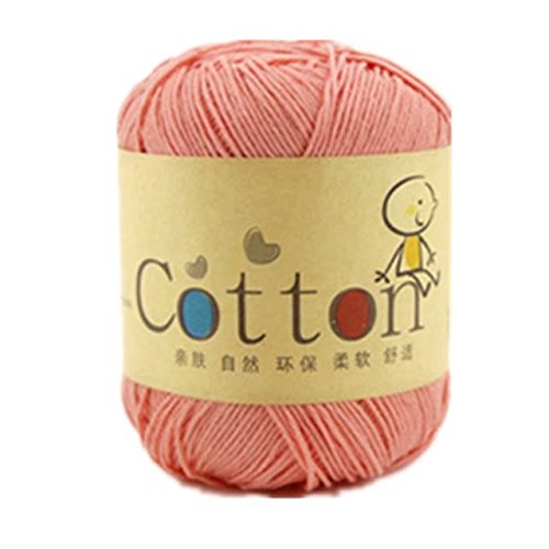 One fideicomiso administrado algodón Natural muy suave lana para tejer, 23 varios colores