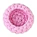 Produktbild POPETPOP Grobstrick Katzenbett Garn Hundekissen Katzenhöhle für Katzen und kleine Hunde Kleines Tier (Rosa)