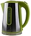 Produktbild Edelstahl Design Wasserkocher 1,7 Liter | mit Sicherheitsschlussdeckel | 1850-2200 Watt Grün